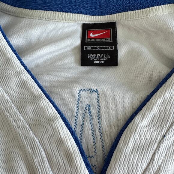 Rare Nike Authentic 2001 Mateen Cleaves NBA Detroit Pistons Dri Fit Jersey Sz 48 - Picture 5 of 16